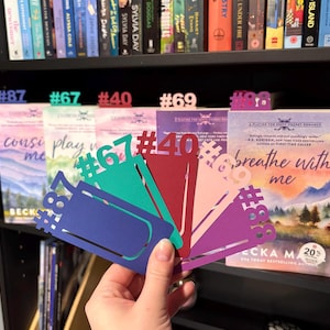 Marcadores de livros de romance com hóquei | Windy City | Jogando para valer | Amante de livros | Clube do livro | Booktok