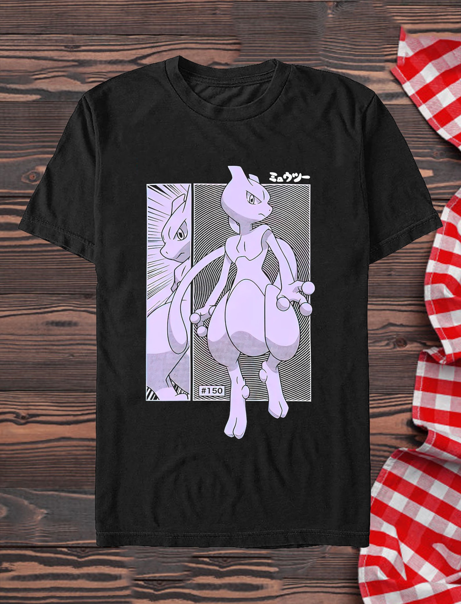 t shirt mewtwo