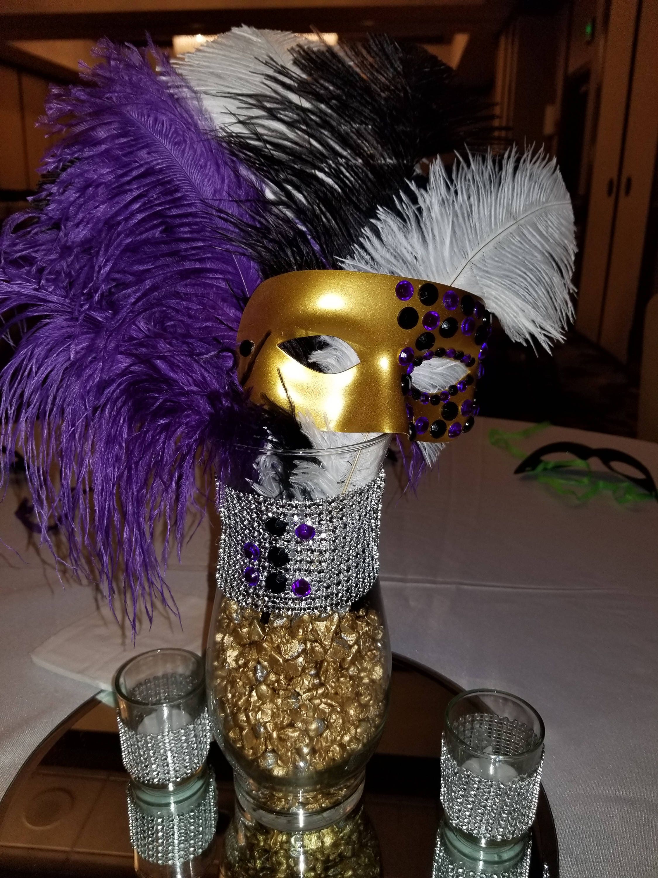 Masquerade Ball Centerpiece Etsy