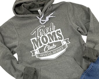 Mom Life Pullover Hoodie Sweatshirt Womens Fleece Hooded Long | Etsy