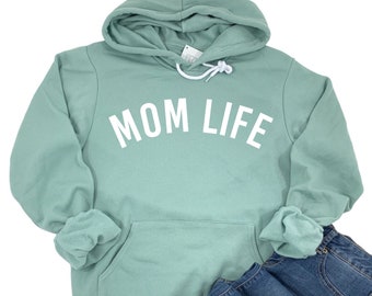 Mom Life Hoodie Sweatshirt, Mom Sweatshirt, Mama Hoodie, Mom Life Sweater, Mom Shirt Mama Tshirt, Mom Gift, Women Pullover Fleece Sweatshirt
