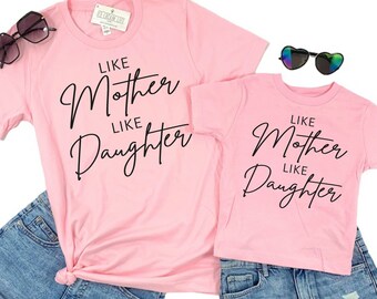 Mother Daughter Matching Shirts, Mommy and Me, Mom and Daughter Tees, Mama Mini Tshirts, Matching Mom and Girl Tees Toddler Girl Baby Girl