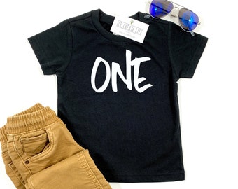 One Birthday Shirt, 1st Birthday Shirt, First Birthday Boy Tee, Toddler Birthday Shirt, 1st Birthday Party Baby Boy First Birthday Outfit