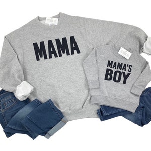 Mother and son matching hoodies deals
