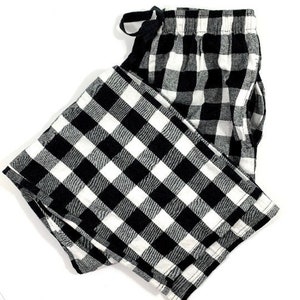 Buffalo Plaid Pajama Pants / Adult PJ Lounge Pants / Adult PJ Lounge Pants  / Personalized Pajama Pants / Monogram PJ Pants / Buffalo Check -   Denmark