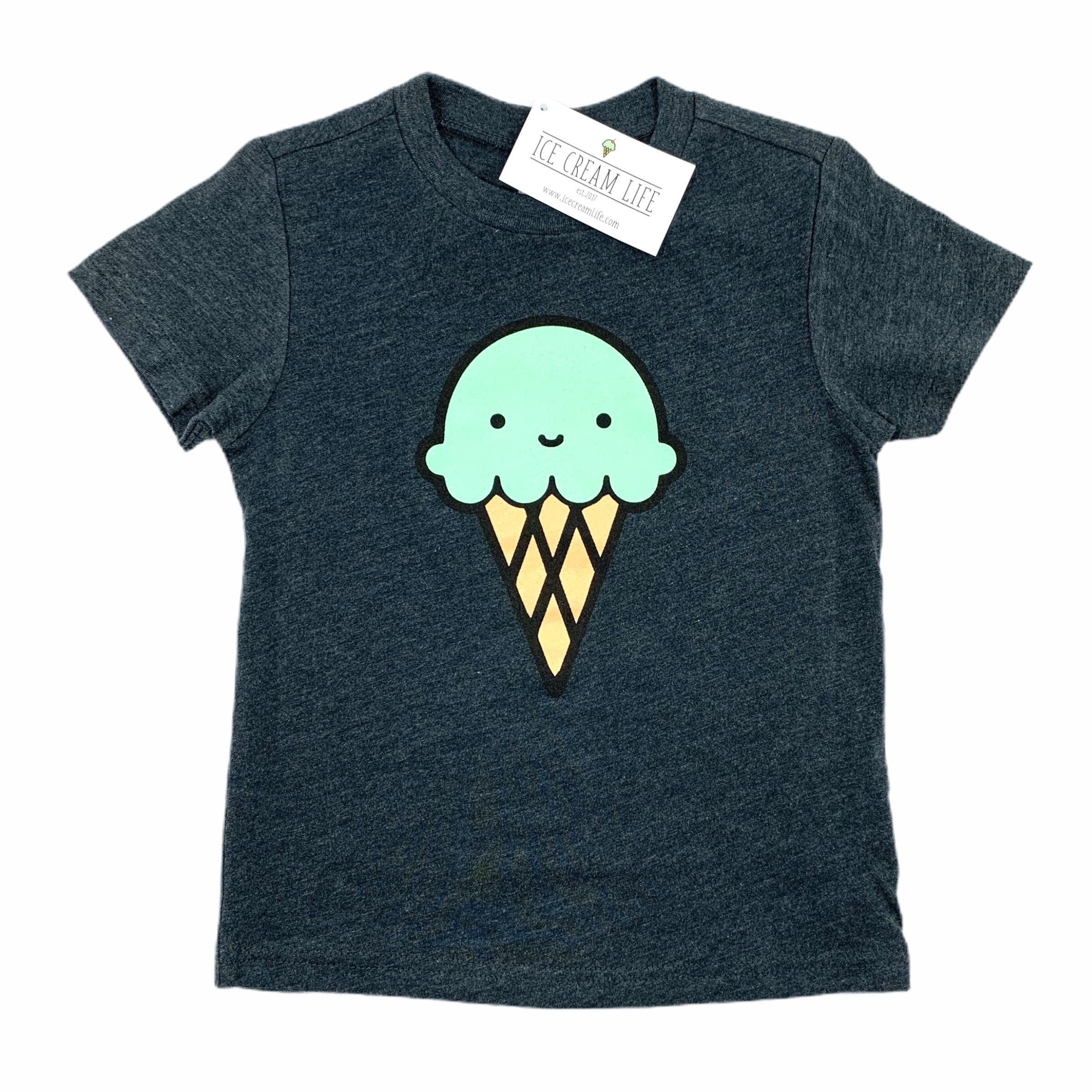 Ice Cream Cone Shirt for Kids, Ice Cream Party Tshirt, Baby