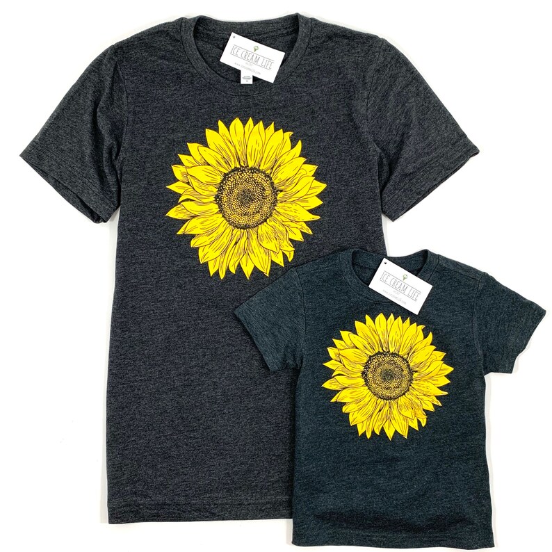 mommy and me matching sunflower outfits