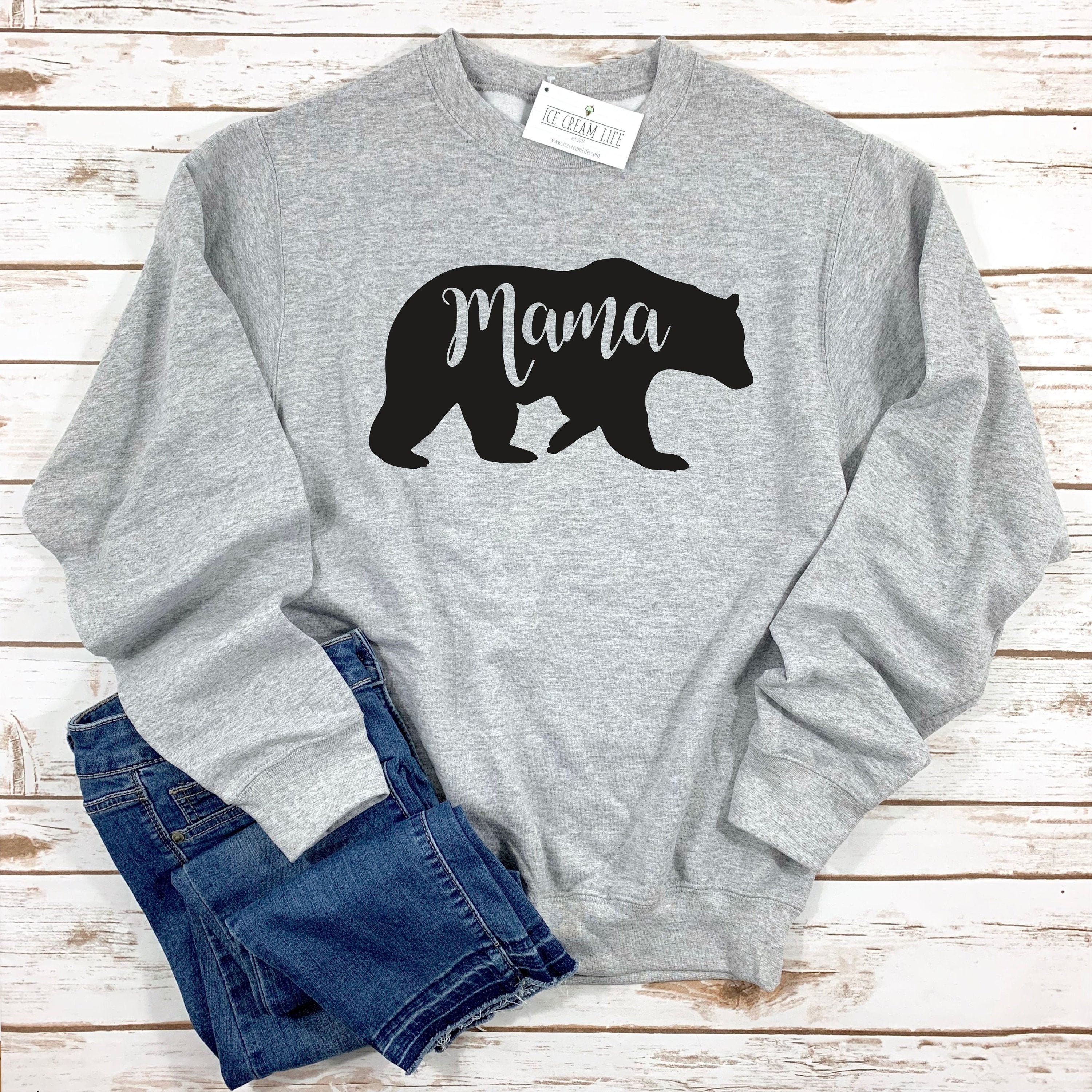 Mama bear hotsell crewneck sweatshirt