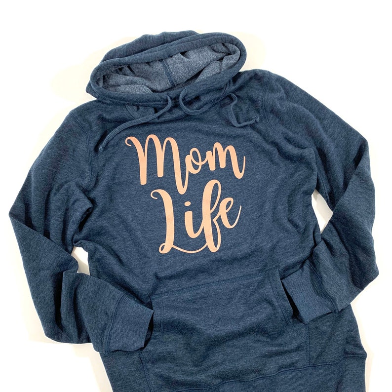 Mom Life Pullover Hoodie Sweatshirt Womens Fleece Hooded Long - Etsy