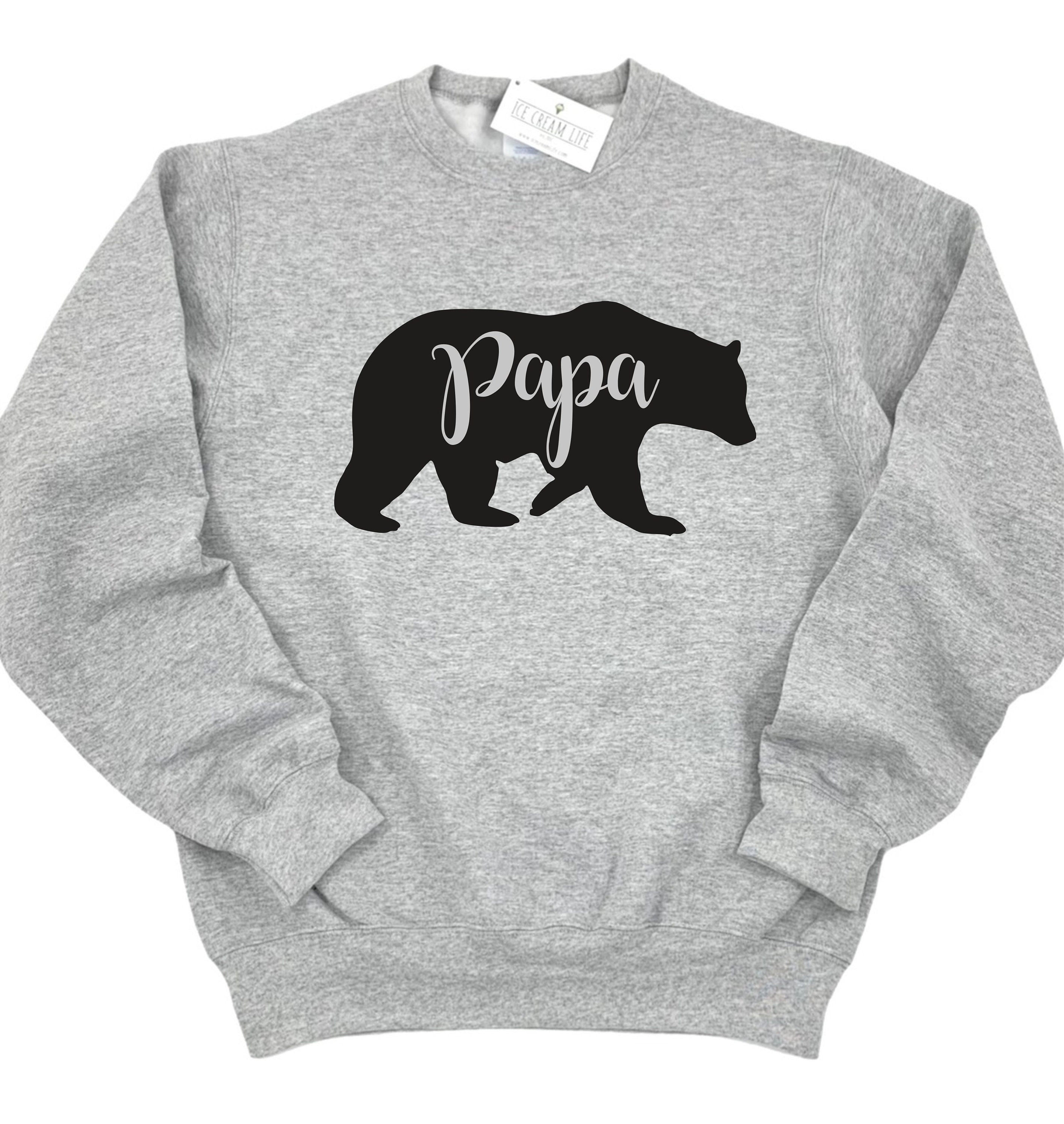 Macorner Daddy Bear It's Not A Dad Bod - Personalized Shirt - Papa Bear and Cubs Pullover Hoodie / Black / XL