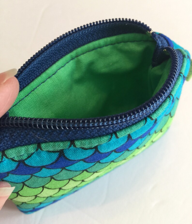 Coin Purse Small Zipper Multipurpose Pouch Vegan Coin Etsy