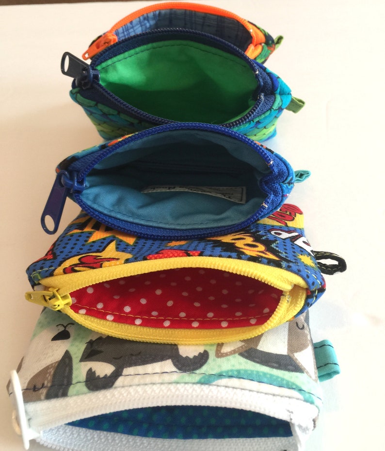 Coin Purse Small Zipper Multipurpose Pouch Vegan Coin Etsy