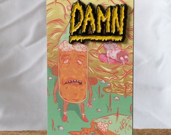 Damn Enamel Pin