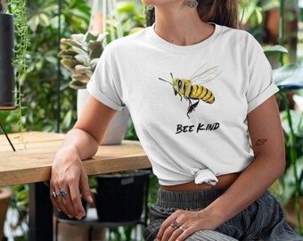 Honeybee lover Shirt for Bee Lover Beekeeper Shirt Pollinator lover gift for bee lover shirt for her gift for nature lover gift Bee Kind