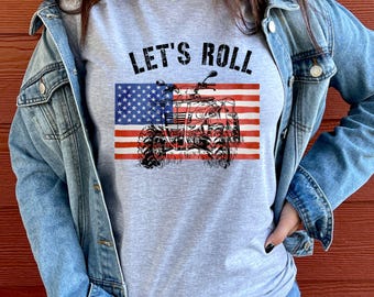 Camisa para andar de quadriciclo para recreação ao ar livre com lama, camiseta patriótica com bandeira americana, presente para ele, presente para ela
