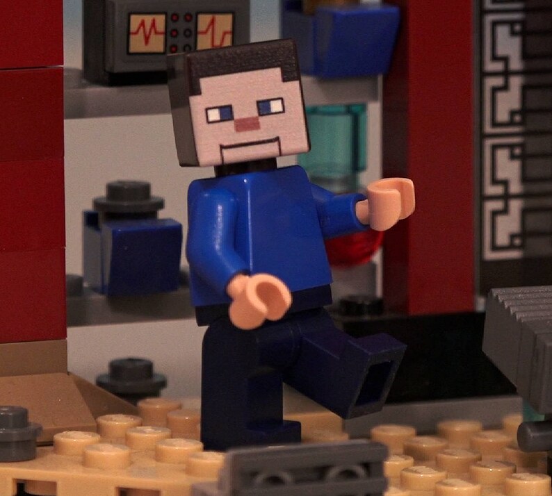 PUPPET STEVE Minecraft Mini Figure | Etsy