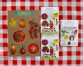 Storage Tomato Seed Set (3 packs) + sticker sheet