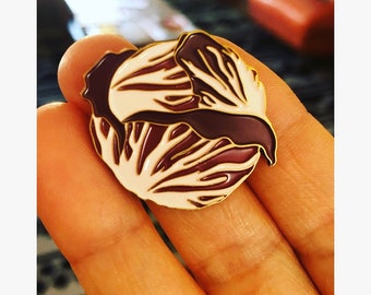 Radicchio enamel pin