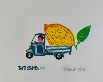 Tatti Stampa print: Lemon (female driver)