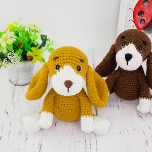 Amigurumi Crochet Dog Pattern: Stuffed Animal (PDF Pattern)