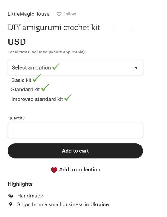 DIY Amigurumi Crochet Kit Little Axolotl / Craft Project Crochet Axolotl /  Handmade Axolotl / 