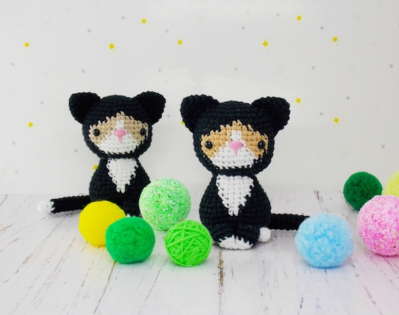 Amigurumi Kitten Crochet Pattern: Stuffed Cat Toy (PDF Pattern)