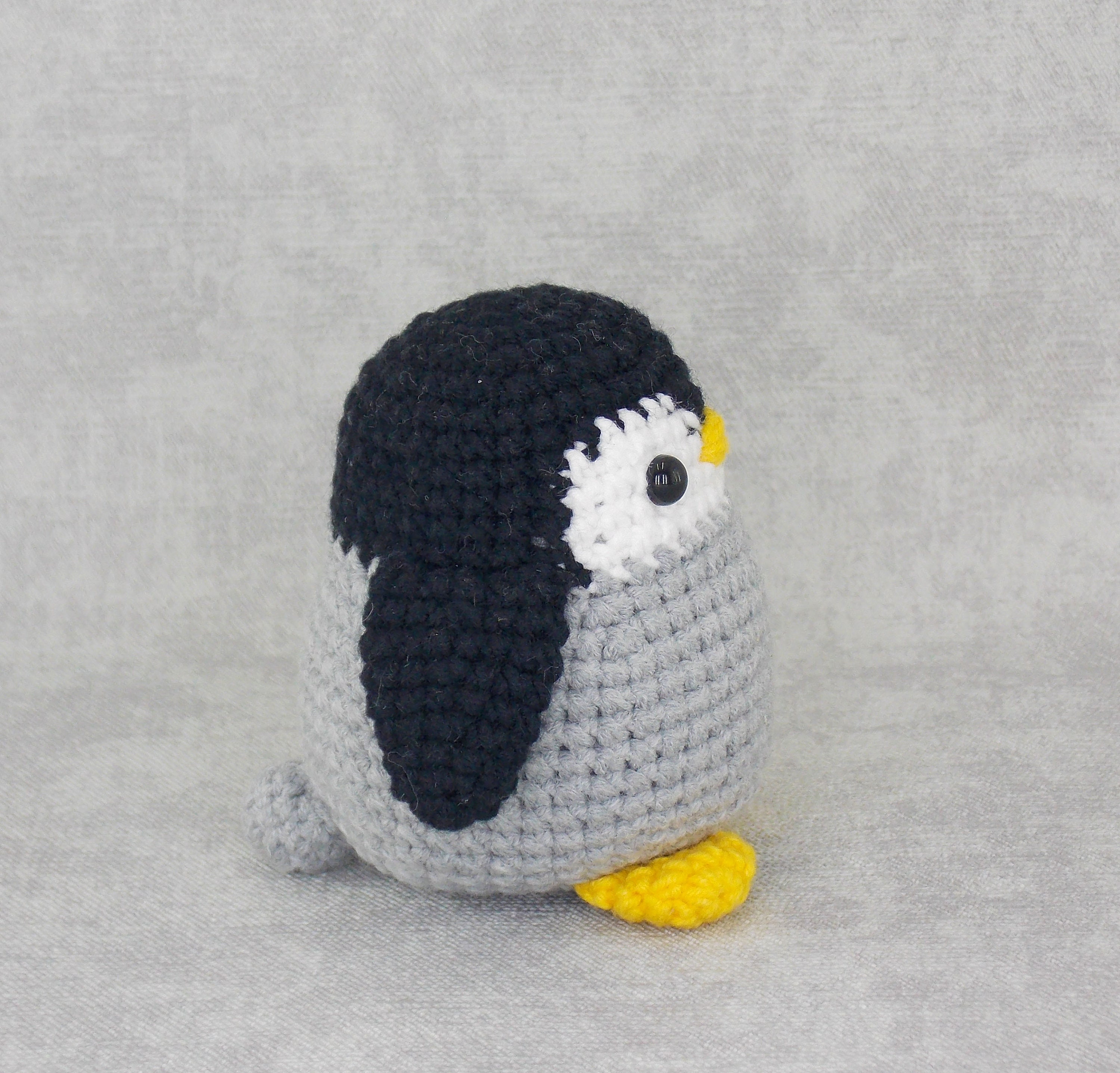 DIY amigurumi crochet kit pingüino / proyecto artesanal crochet pingüino /  pingüino hecho a mano / -  España