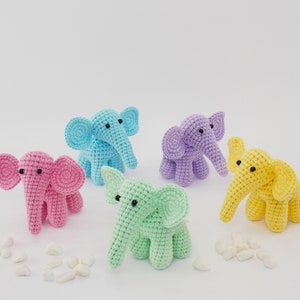 Amigurumi crochet pattern elephant / crocheted elephant / amigurumi animals / elephant / crochet pattern animals / easy crochet pattern /