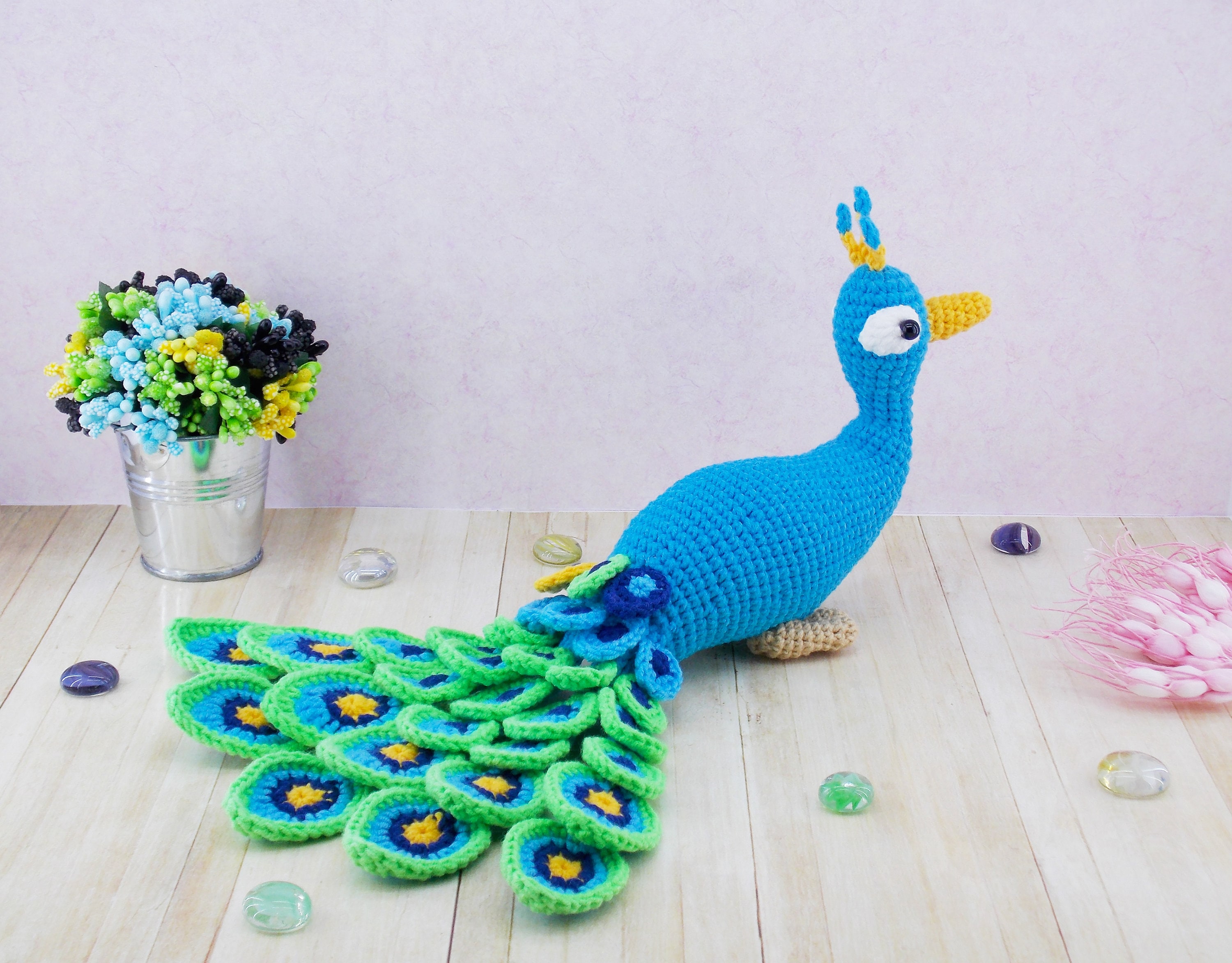 Peacock stuffed animal discount