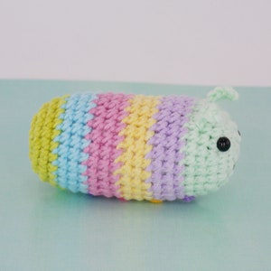 DIY amigurumi crochet kit little caterpillar / craft project crochet caterpillar / image 10