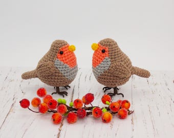 Amigurumi Robin Crochet Pattern: Bird, Cardinal (PDF Pattern)