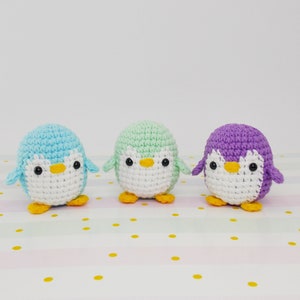 Amigurumi crochet pattern penguin / crocheted penguin / amigurumi animals / stuffed penguin /