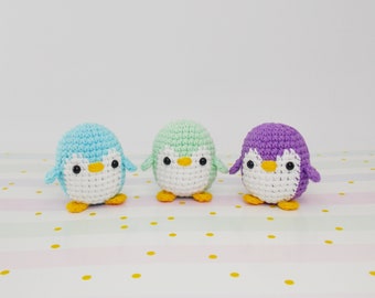 Amigurumi crochet pattern penguin / crocheted penguin / amigurumi animals / stuffed penguin /