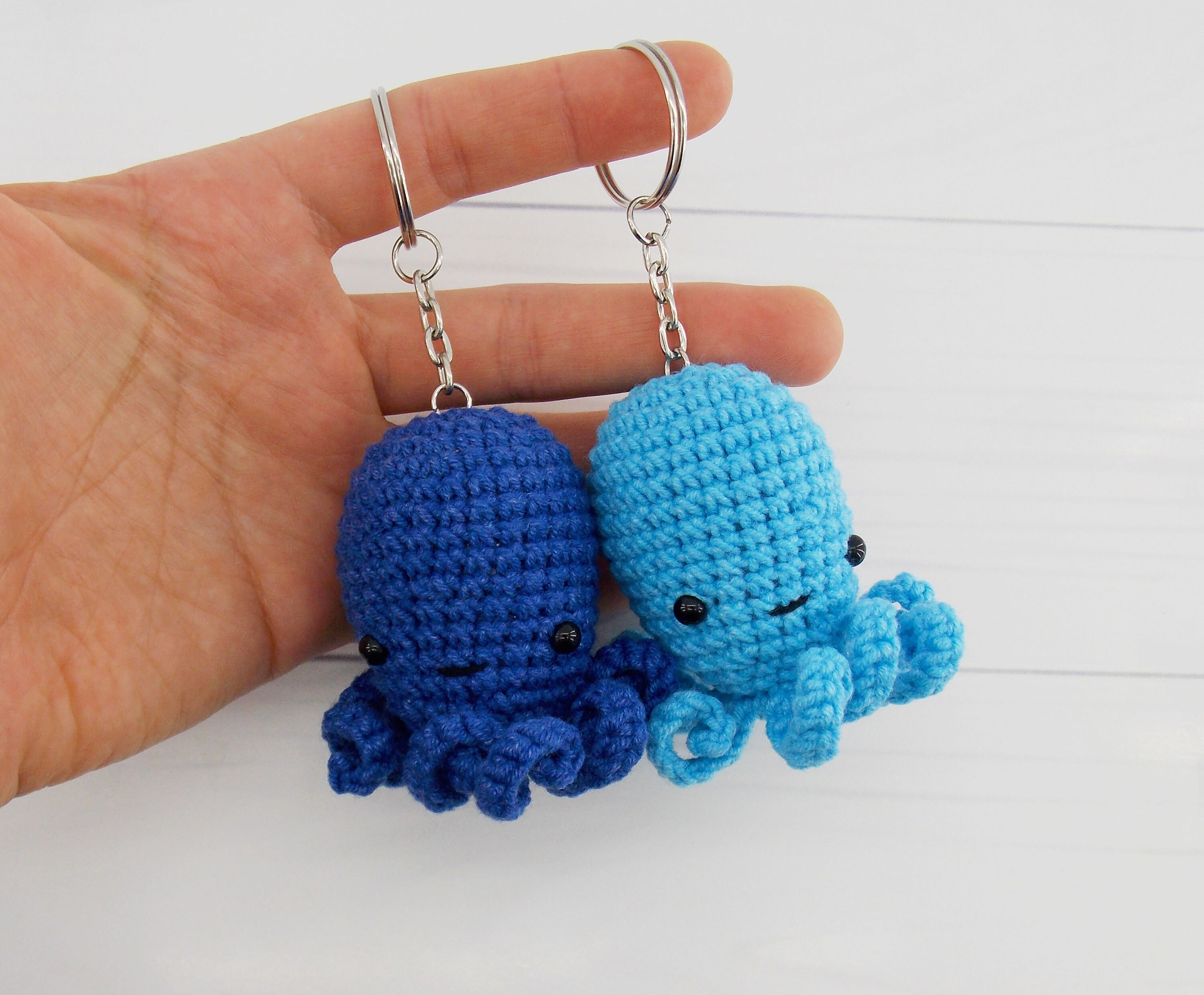 Crocheted keychain amigurumi octopus / amigurumi octopus / Etsy