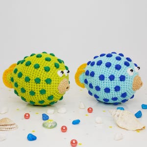 Amigurumi Puffer Fish Crochet Pattern (PDF)