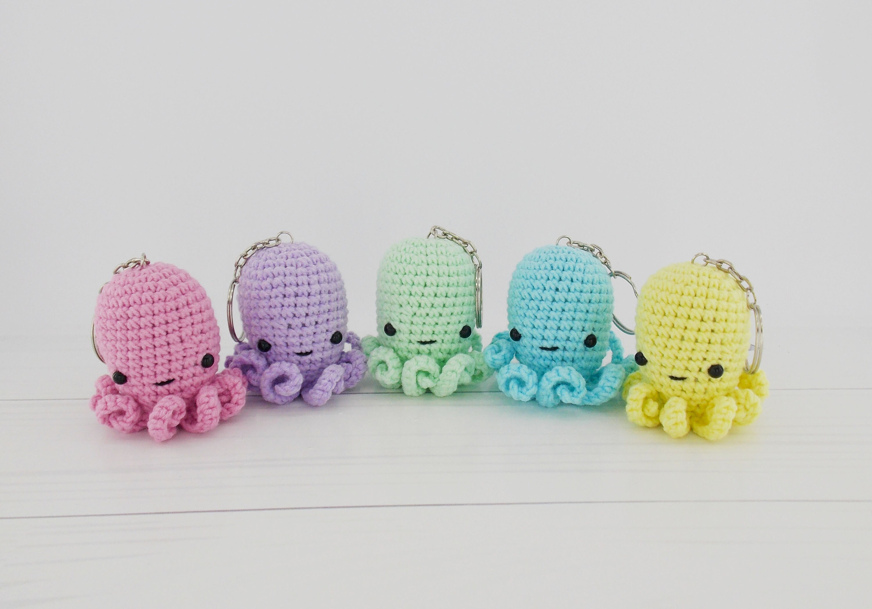 Crocheted Keychain Amigurumi Octopus / Amigurumi Octopus / Etsy