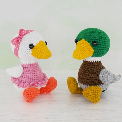 Amigurumi Crochet Pattern Duck / Crocheted Mallard Duck / Etsy