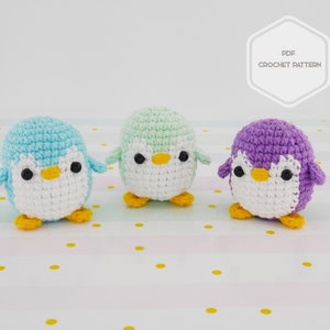 Amigurumi crochet pattern penguin / crocheted penguin / amigurumi animals / stuffed penguin /