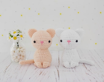 Amigurumi Kitten Crochet Pattern: YarnArtJeans Cat (PDF Pattern)