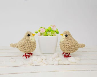 Haakpatroon amigurumi winterkoninkje: vogel (pdf-patroon)