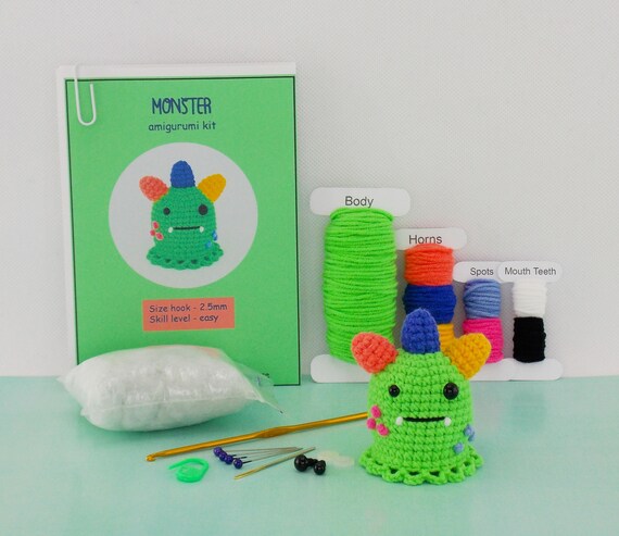 DIY Animal Crochet Kit Sewing Craft Stuffing Skill Classic Starter