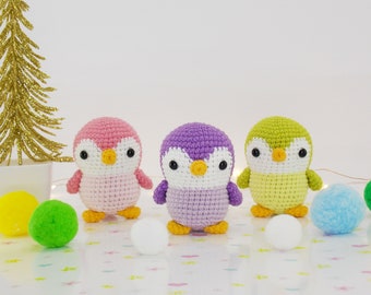 Haakpatroon pinguïn amigurumi: knuffel (pdf-patroon)
