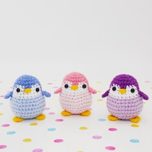 Amigurumi crochet pattern penguin / crocheted penguin / amigurumi animals / stuffed penguin /