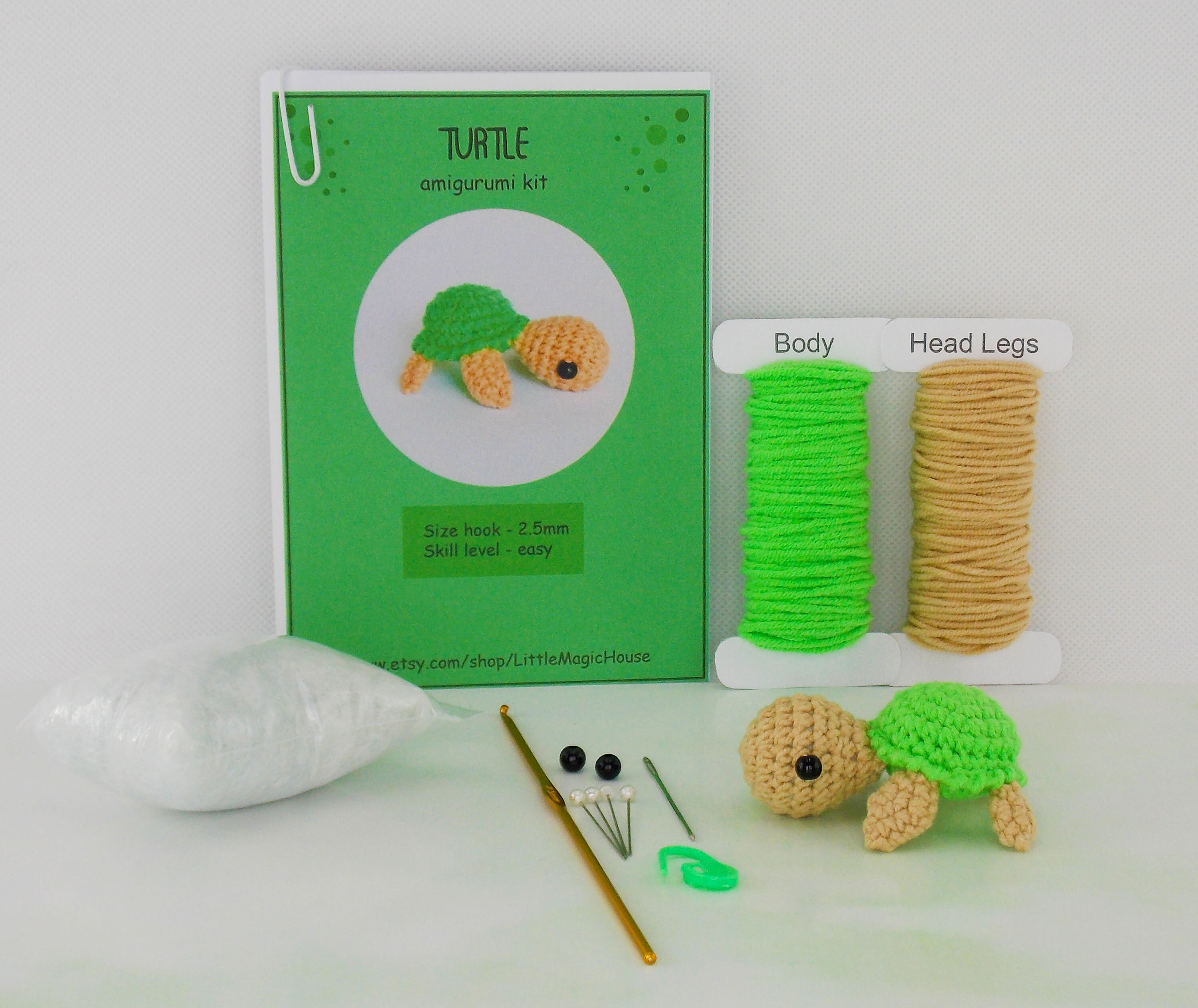 DIY Bead Embroidery Kit Tropical Sea Turtle DIY Gift Idea