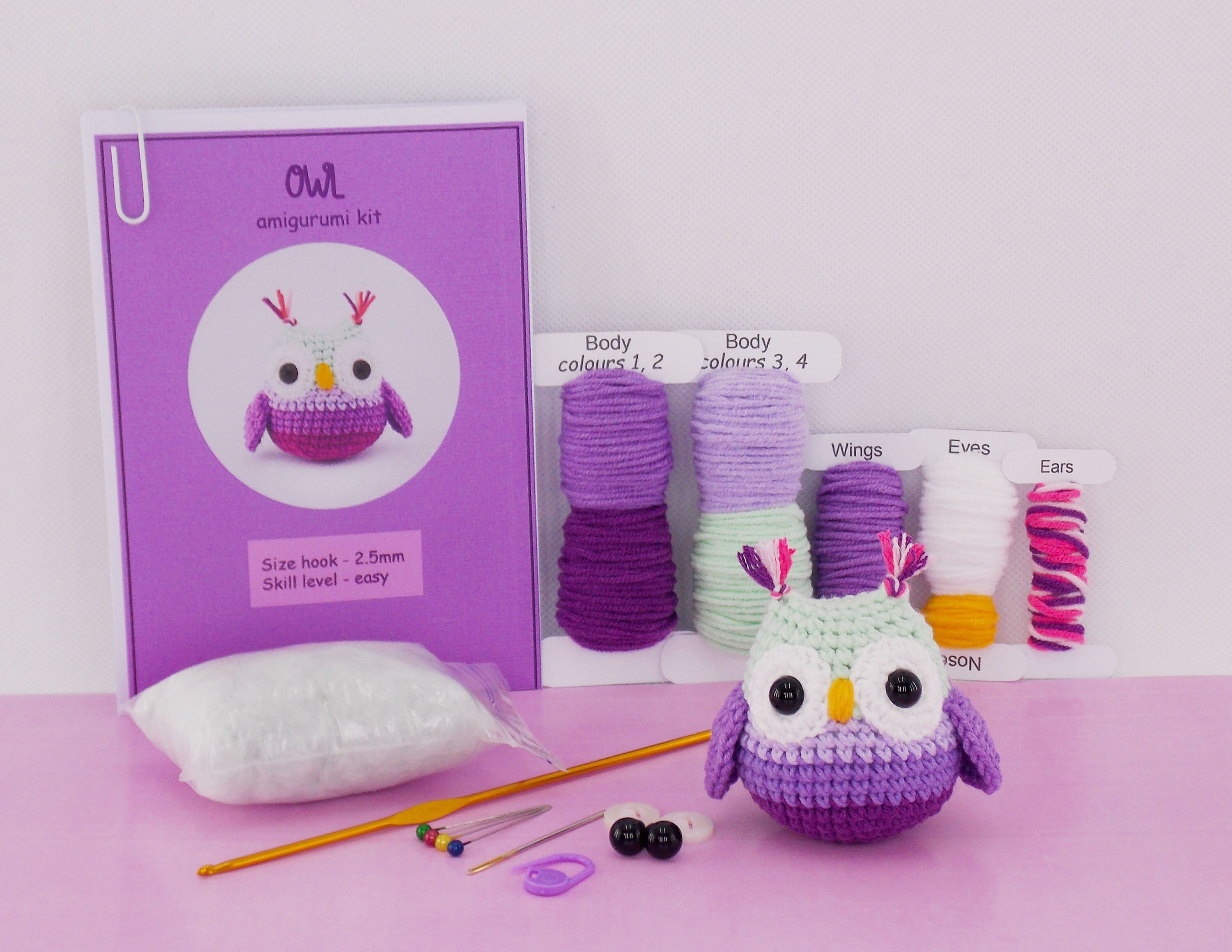 Beginner Crochet Kit Crochet Animal Kit With Yarn Complete - Temu