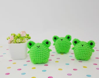 Amigurumi-haakpatroon kikker / gehaakte kikker /