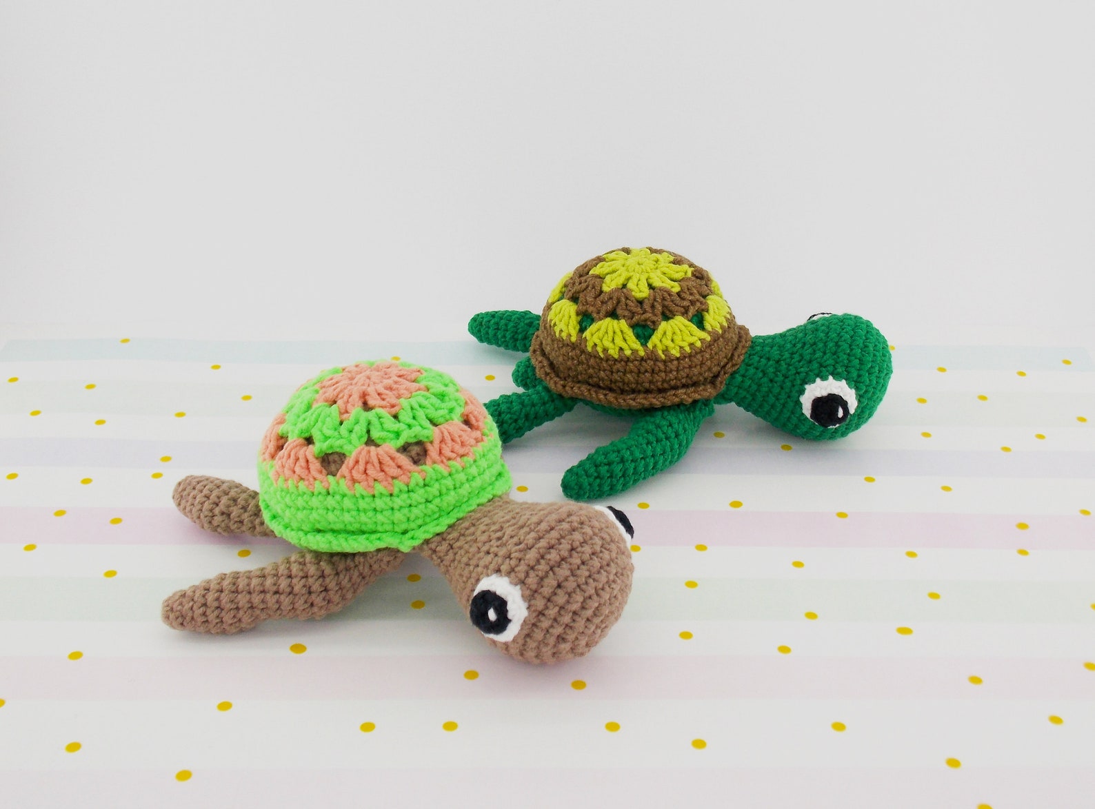 Set of Crochet Patterns / Turtles / | Etsy