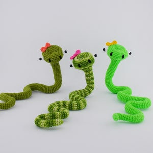 Amigurumi crochet pattern snake / crocheted snake / amigurumi snake / snake / amigurumi animals pattern /
