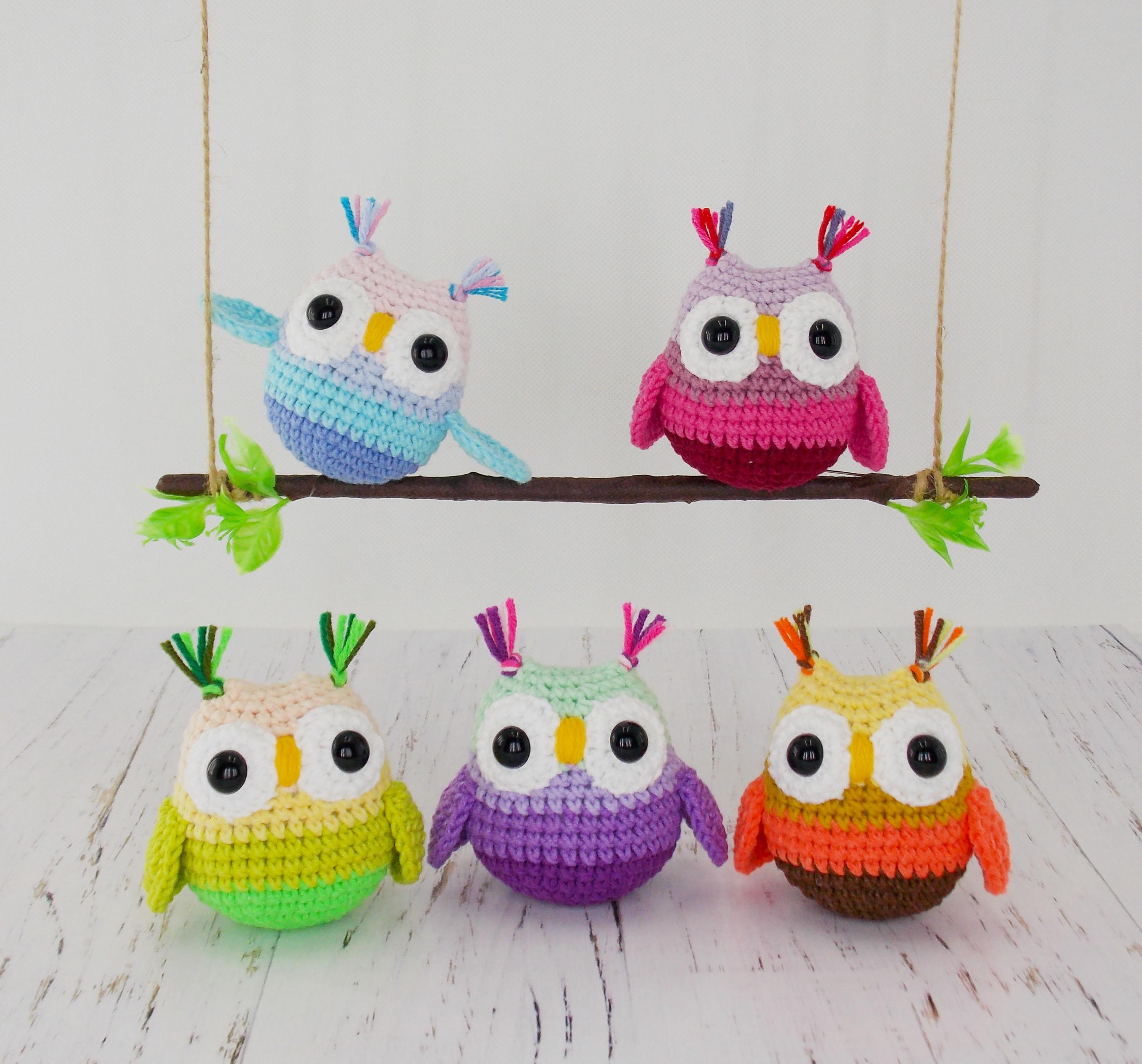 Amigurumi Owl Crochet Pattern: Stuffed Animal (PDF Pattern)