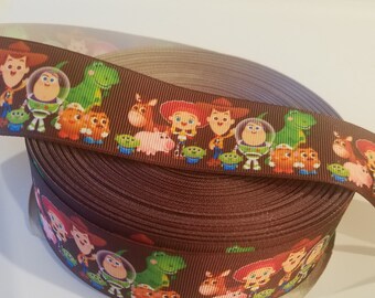 Perfect for bow making and many other crafts. TOY STORY inspired grosgrain ribbon andor coordinating flatbacks